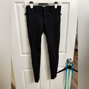 J. Crew Gigi Pant Black Skinny Ponte Pants Stretch Womens 6 office career